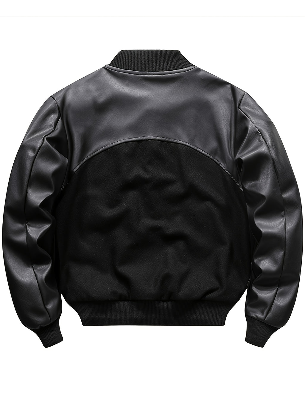 Men's Retro Embroidered Print Thick Baseball Jacket