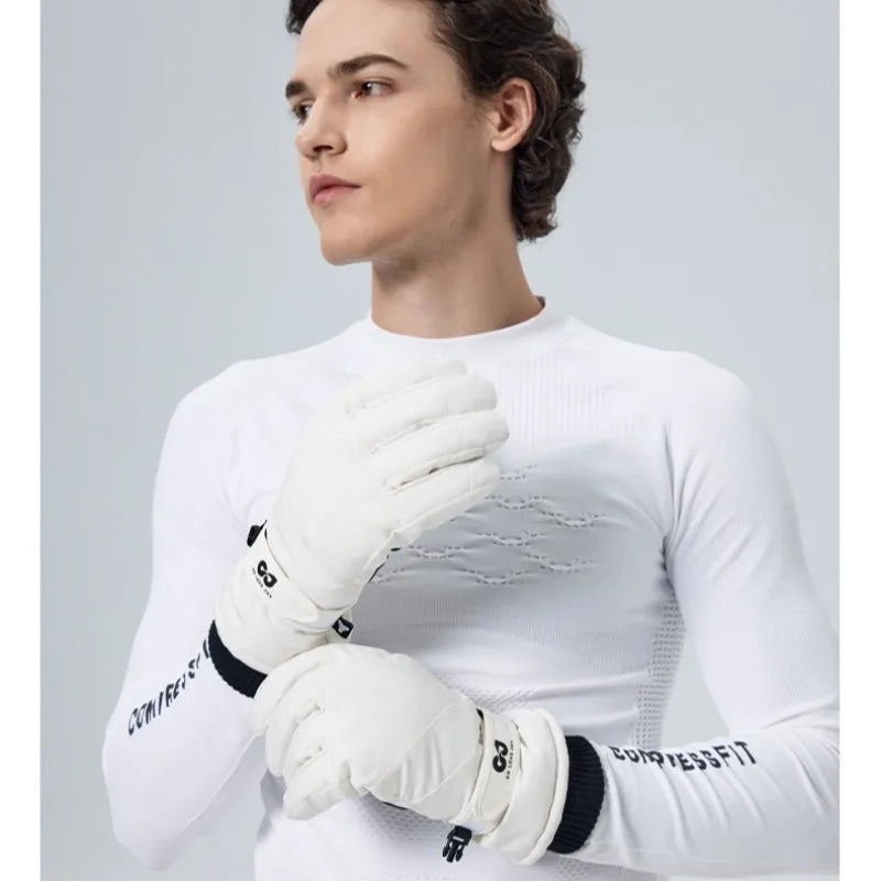 New Winter Thermal Ski Gloves Waterproof Snowboard Touchscreen Anti-Slip Cold Motorcycle Riding Insulated Warm Driving Gloves