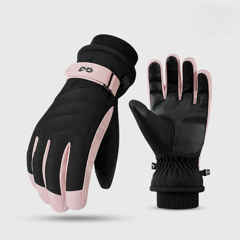 New Winter Thermal Ski Gloves Waterproof Snowboard Touchscreen Anti-Slip Cold Motorcycle Riding Insulated Warm Driving Gloves