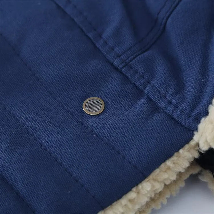 Unisex Winter Hats with Ear Flaps Cotton Trapper Hat Aviator Windproof Ski Cap Buckle Closure Ushanka Outdoor