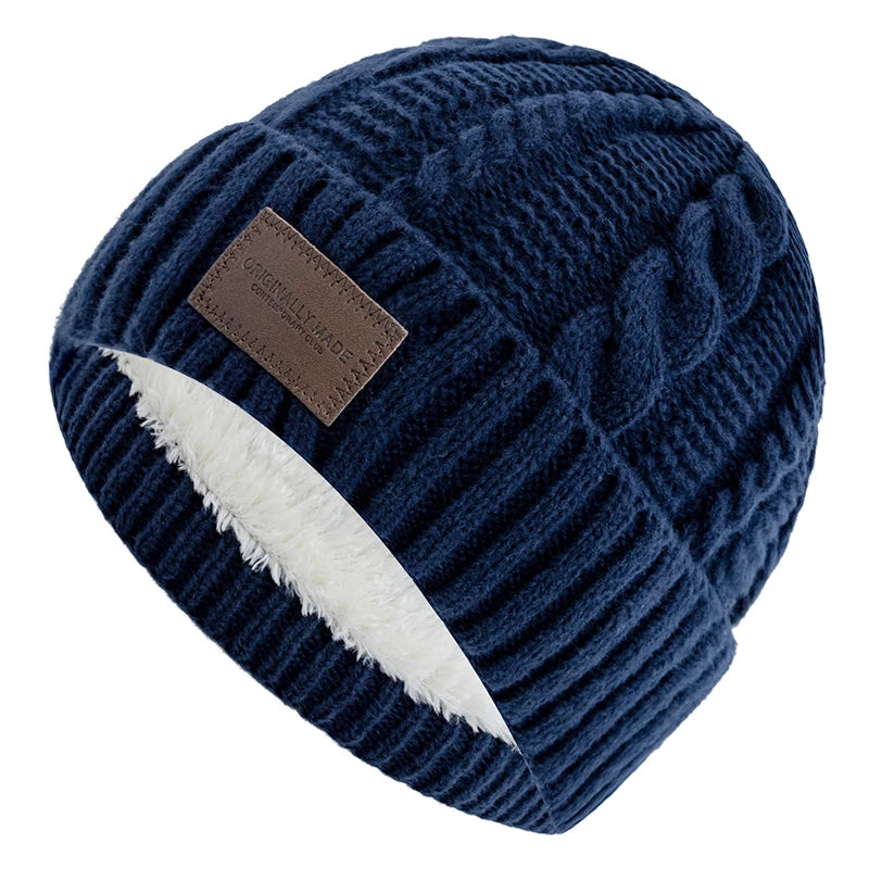 New Couple Beanie Fashion Winter Hats For Men Women Keep Warm Dandy Hats Outdoor Knit Cap
