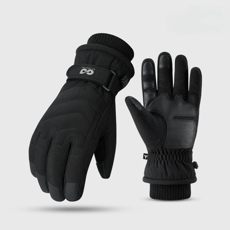 New Winter Thermal Ski Gloves Waterproof Snowboard Touchscreen Anti-Slip Cold Motorcycle Riding Insulated Warm Driving Gloves